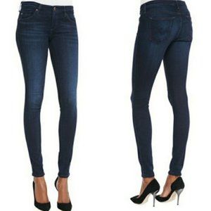 AG Adriano Goldschmied The Legging Super Skinny 28 Jeans Dark Blue Wash